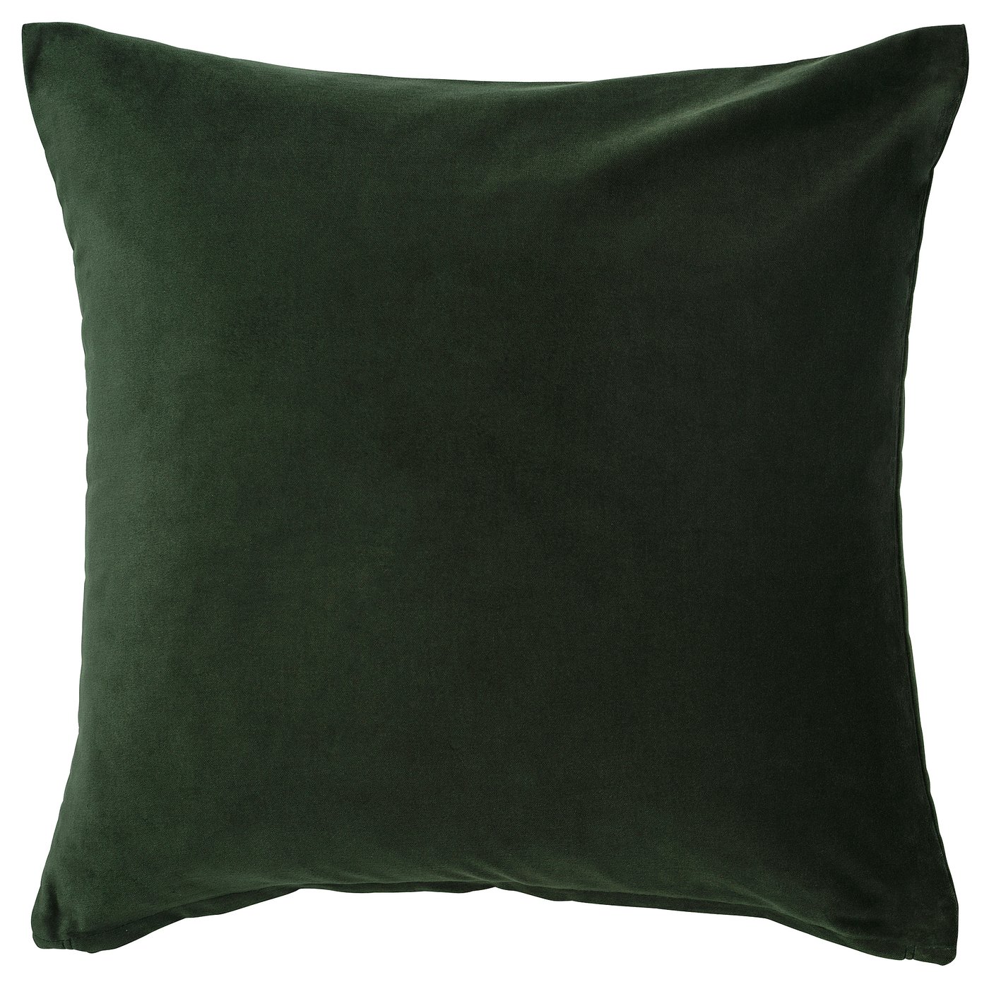 SANELA Cushion cover - dark green 50x50 cm