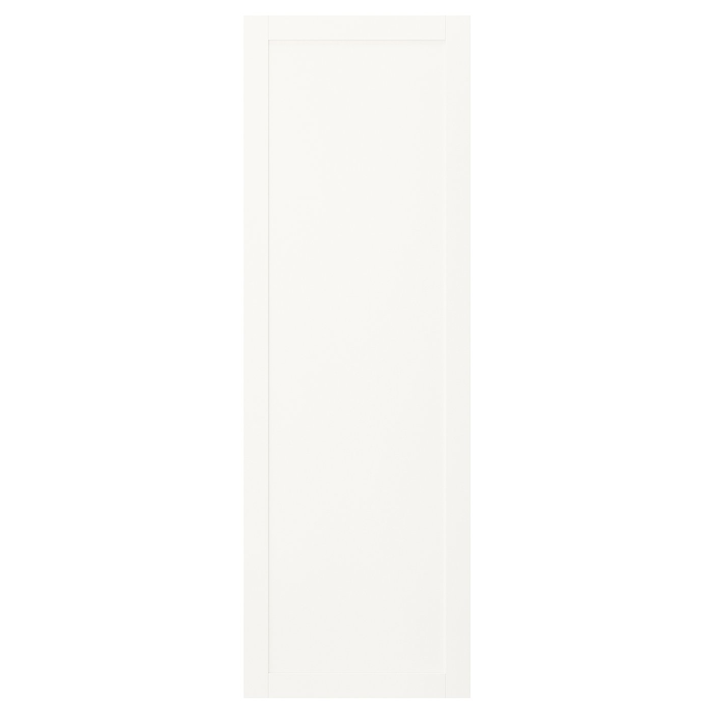 SANNIDAL Door with soft closing hinges - white 60x180 cm