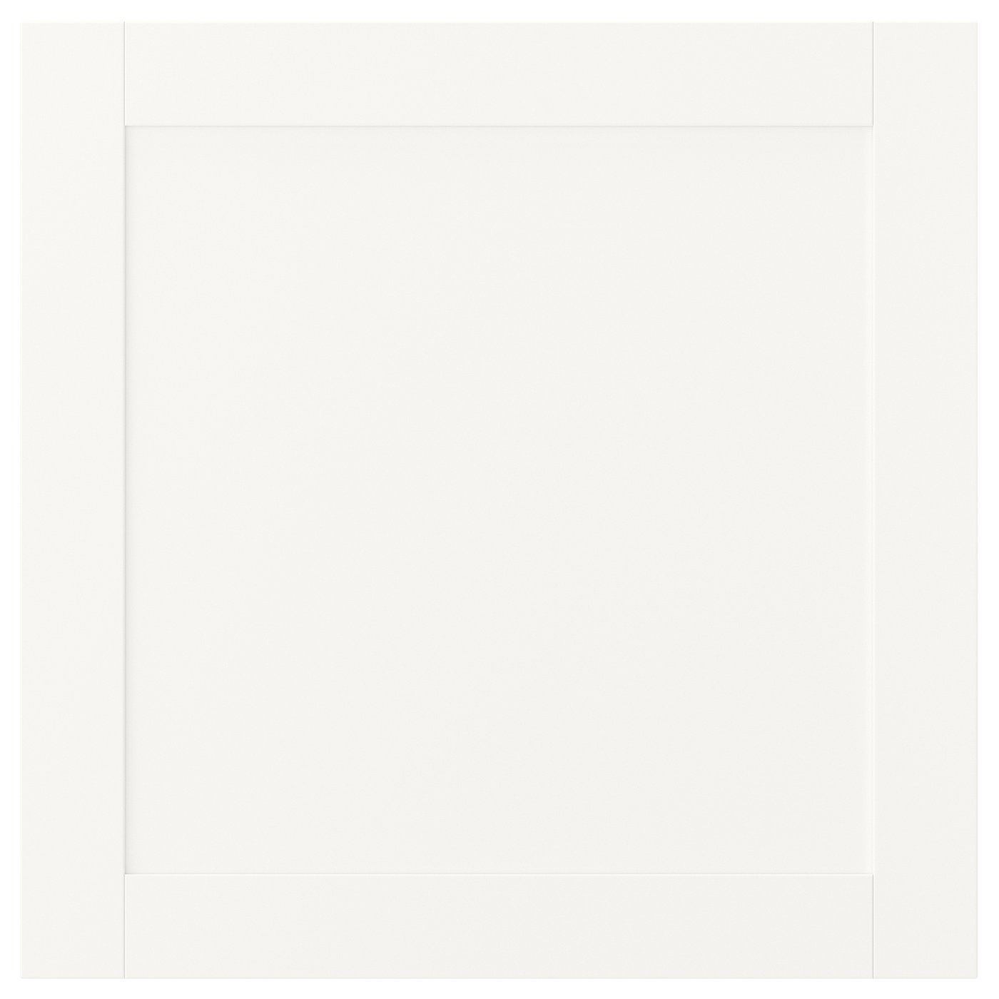 SANNIDAL Door with soft closing hinges - white 60x60 cm