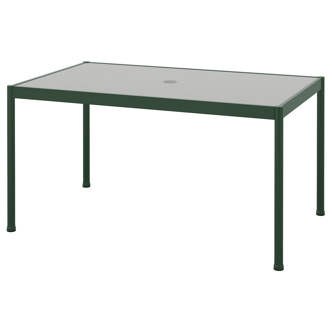 SEGERÖN Table, outdoor - dark green/light grey 91x147 cm