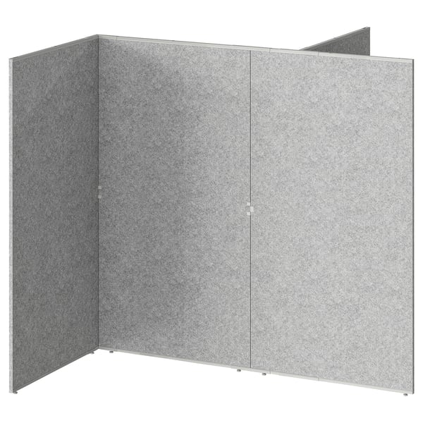 SIDORNA Room divider, grey, 162x160x150 cm
