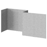 SIDORNA Room divider, grey, 324x160x150 cm