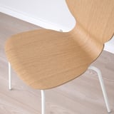 SIGTRYGG Chair, oak/Sefast white