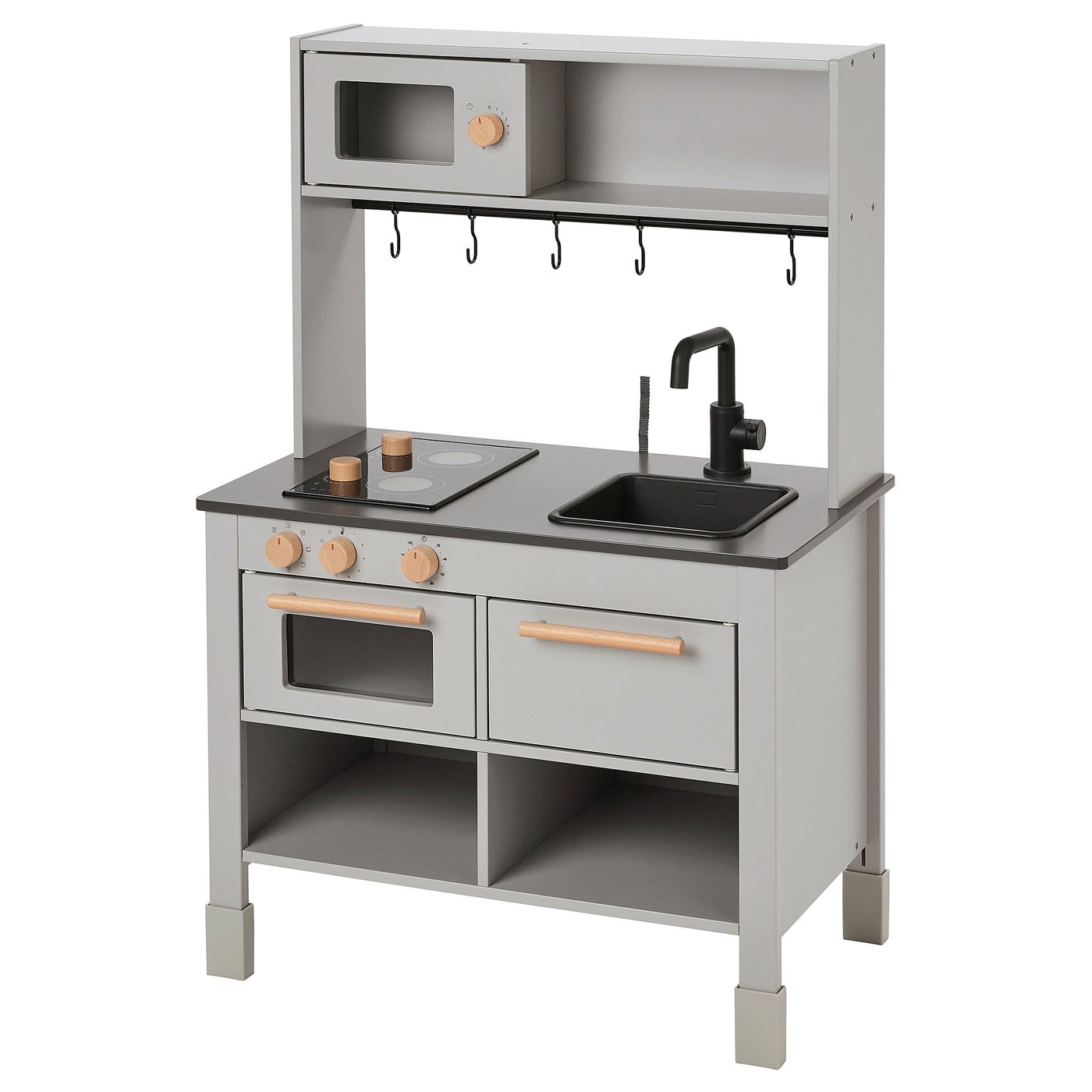 SILLTRUT Kitchen for children - grey 68x40x100 cm