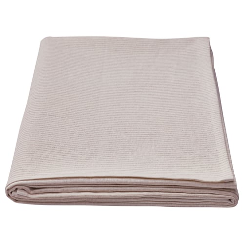 SILVERARV tablecloth, beige, 145x240 cm IKEA