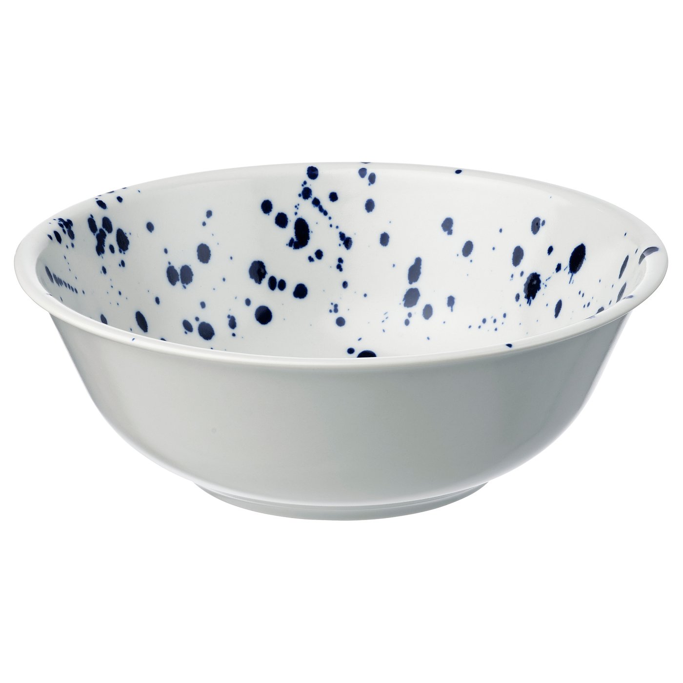 SILVERSIDA Serving bowl - patterned/blue 28 cm