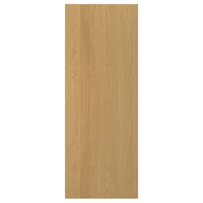SINARP oak wood panel, natural. 25-yr guarantee. Oak veneer & particleboard with tinted lacquer. Rectangle.