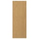 A SINARP oak wooden door with a rectangular shape and plain, natural wood design.