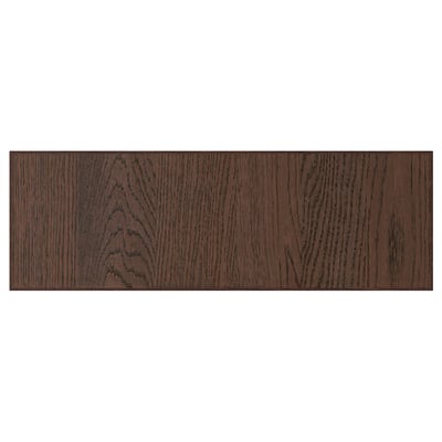 SINARP Drawer front, brown, 60x20 cm