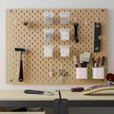 SKÅDIS Pegboard, wood, 76x56 cm