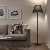 SKAFTET Floor lamp base, black