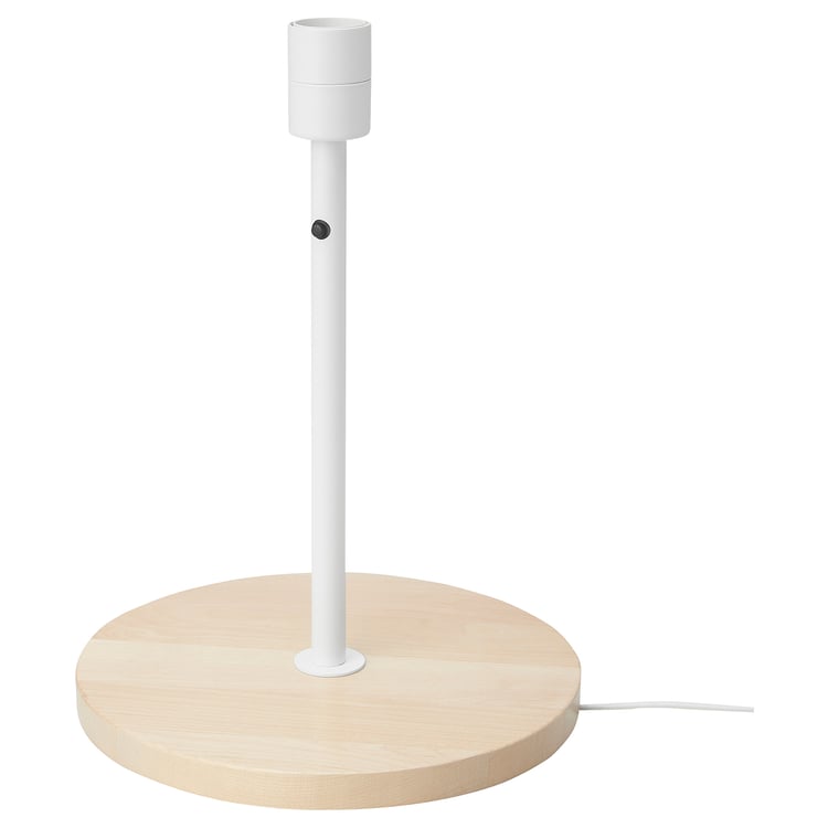 SKAFTET Table lamp base, wood, 39 cm IKEA
