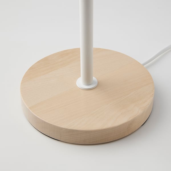 SKAFTET Table lamp base, wood, 32 cm