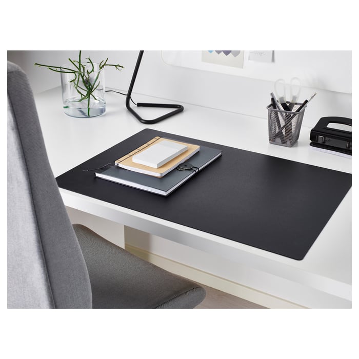SKRUTT Desk pad, black IKEA