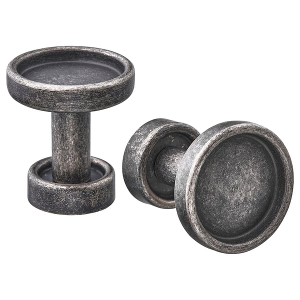 SKRUVSHULT Knob, anthracite, 26 mm