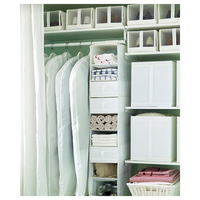 Hanging Storage Wardrobe, Closet, & Wall Hanging Organiser IKEA
