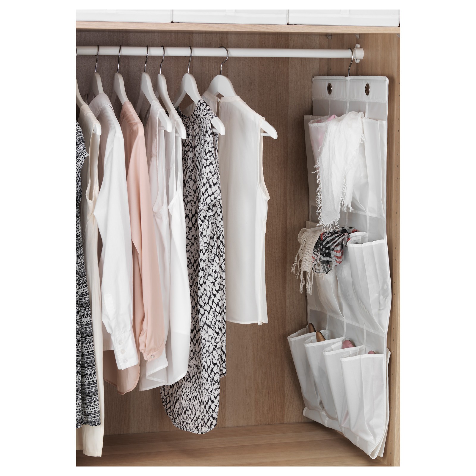 Hanging closet organizer & storage IKEA