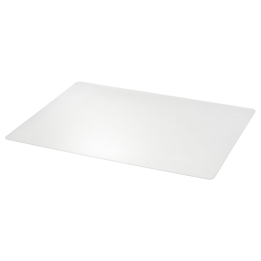 SKVALLRA desk pad, white/transparent, 60x80 cm IKEA