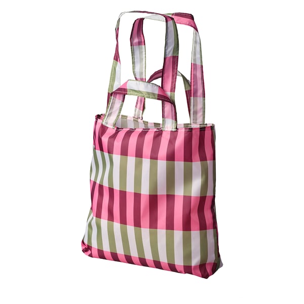 SKYNKE Carrier bag, green/pink