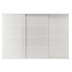 Option: SKYTTA / HOKKSUND Sliding door combination, white/high-gloss light grey, 301x205 cm