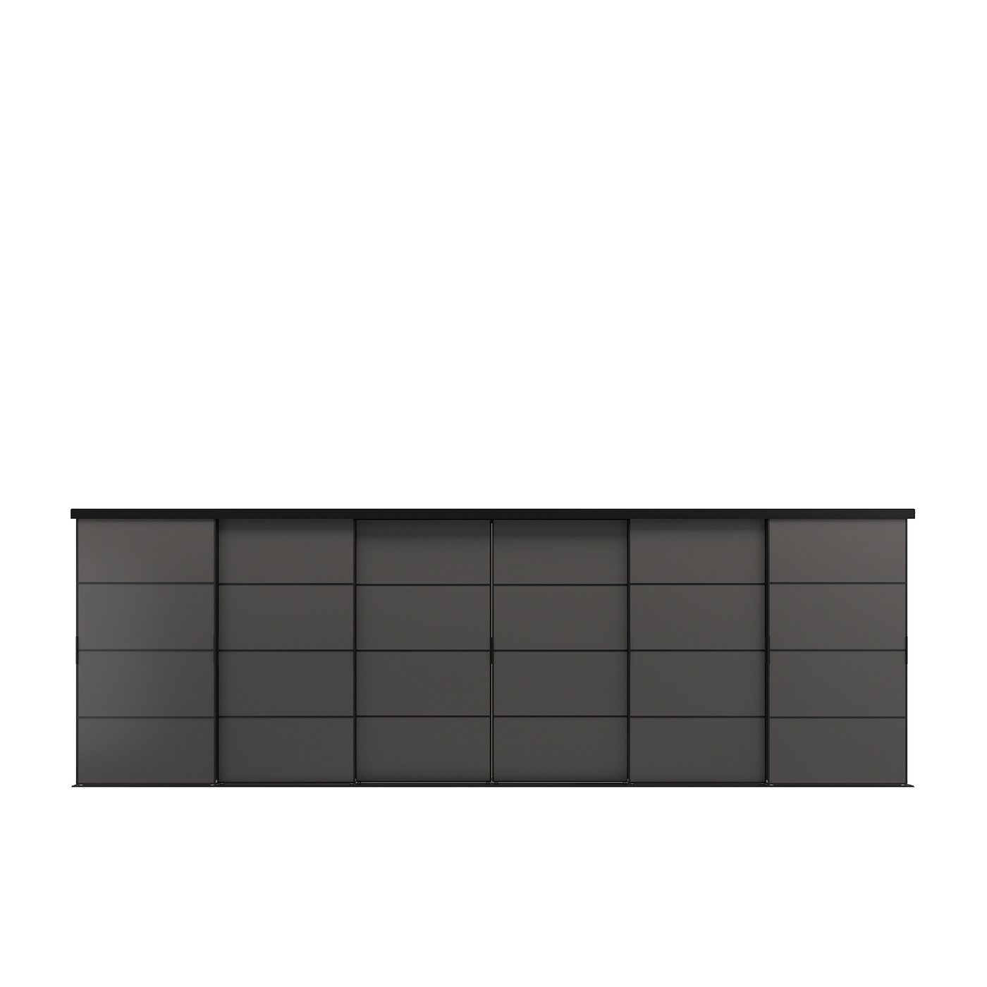 SKYTTA / MEHAMN Sliding door combination 603x205 cm