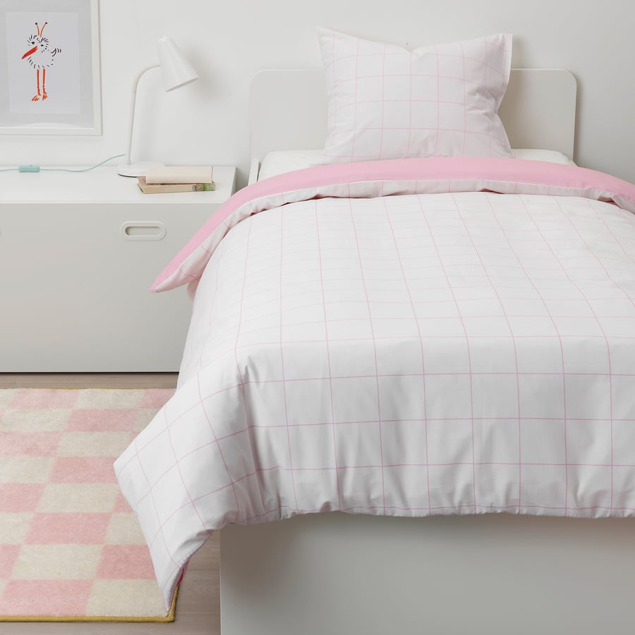 SLÄKT Bed frame with underbed and storage, white, Single IKEA