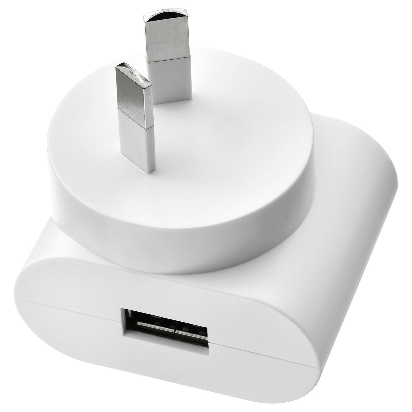SMÅHAGEL 1port USB charger, white IKEA