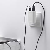 SMÅHAGEL 3-port USB charger, white