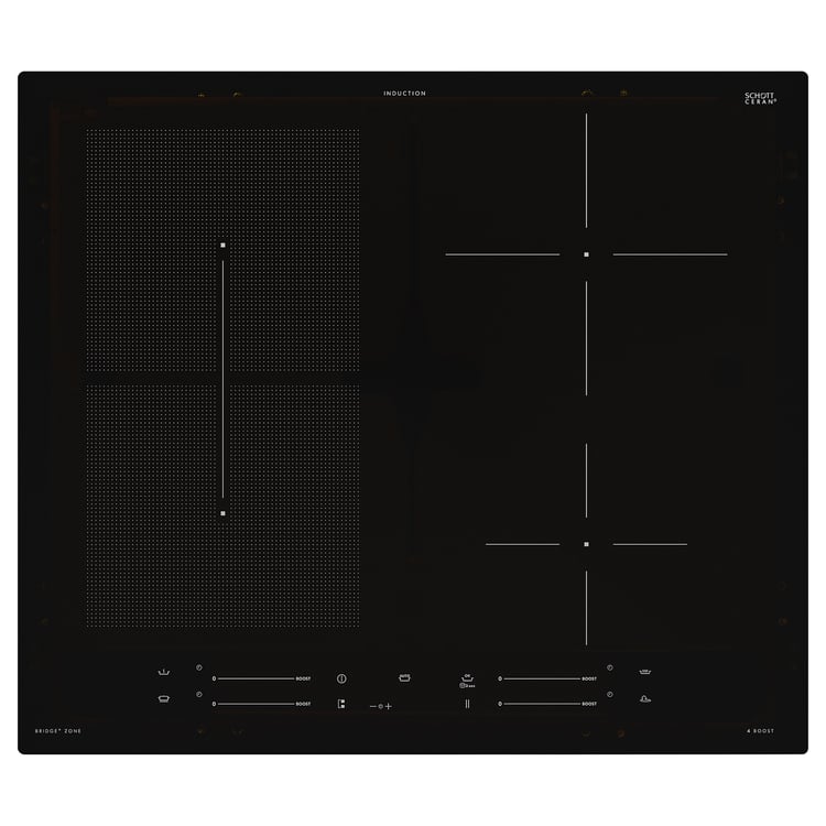 SMAKLIG induction hob, IKEA 500 black, 59 cm IKEA
