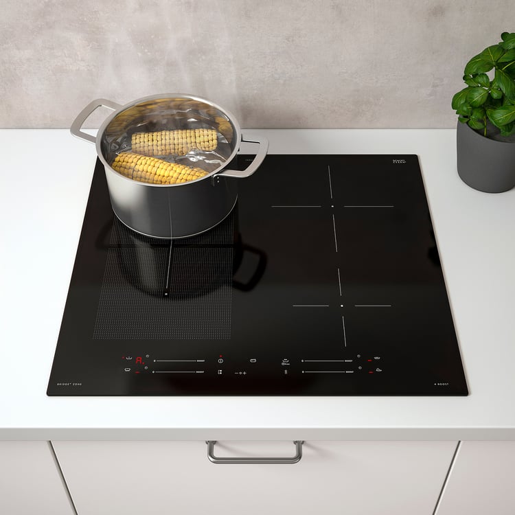 SMAKLIG induction hob, IKEA 500 black, 59 cm IKEA