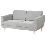 SMEDSTORP 2-seat sofa, Viarp/beige/brown birch