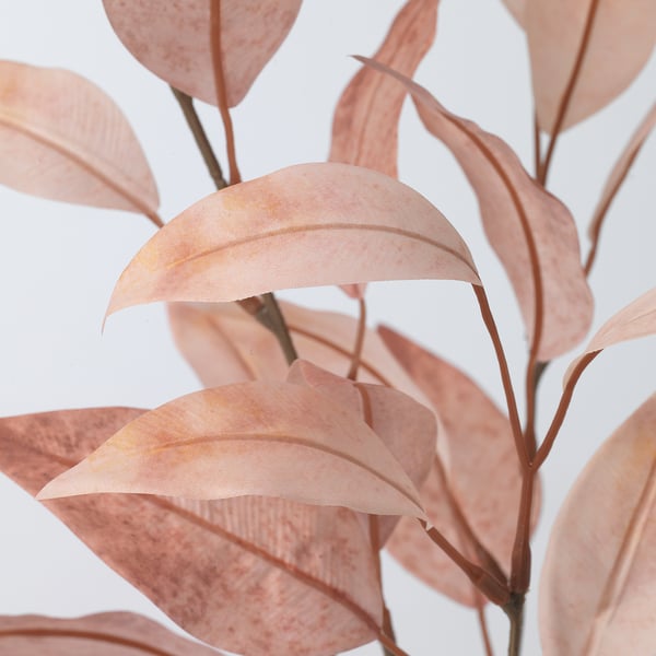 SMYCKA Artificial spray, eucalyptus/pink, 60 cm