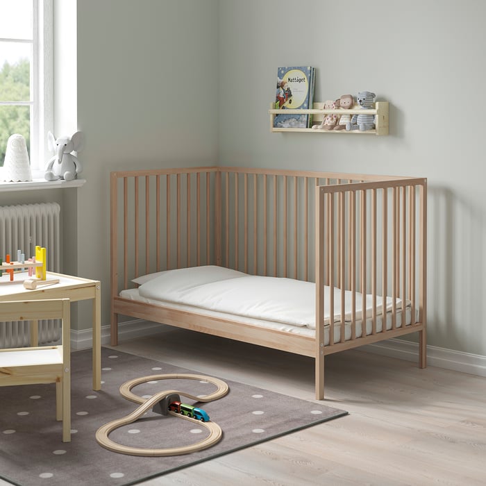 SNIGLAR cot, beech, 70x132 cm IKEA