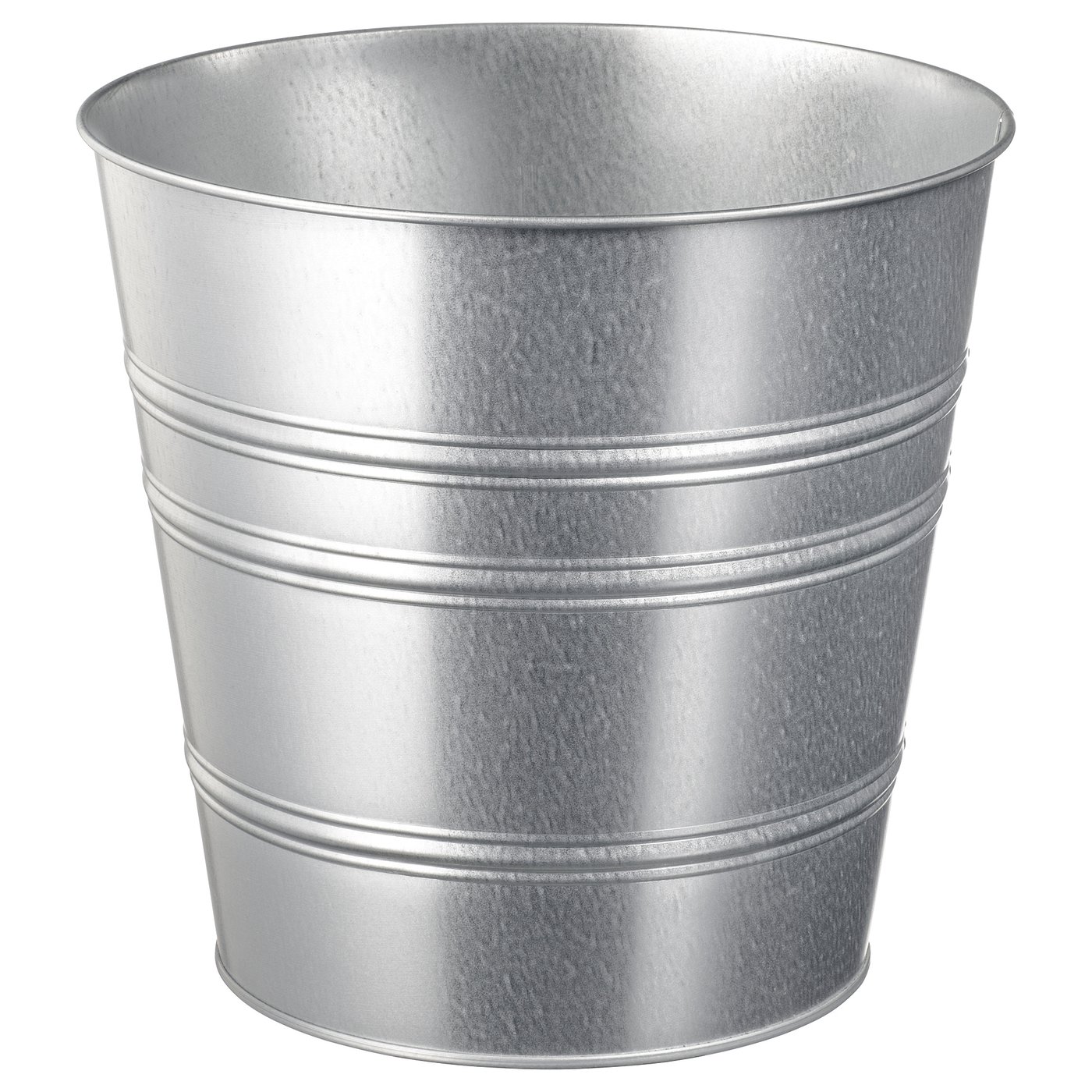 SOCKER Plant pot, in/outdoor galvanised, galvanised - Shop today - IKEA