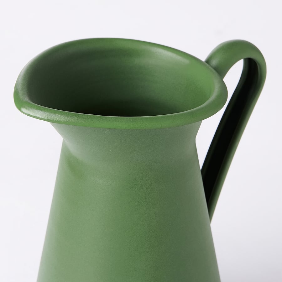SOCKERÄRT Vase/jug, green, 22 cm IKEA