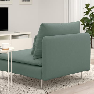 SÖDERHAMN 1-seat section, Tallmyra light green