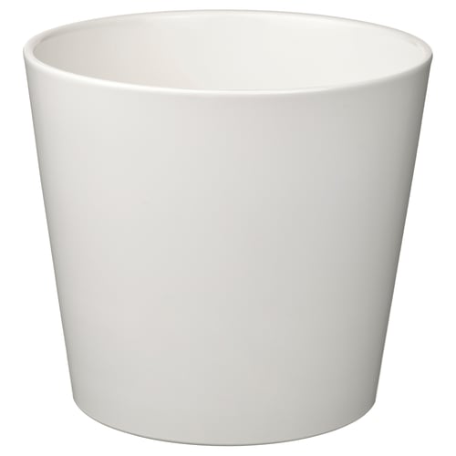SOJABÖNA white ceramic planter