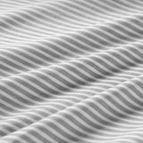 SOLFIBBLA Flat sheet, grey white/stripe, Single