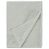 SOLFIBBLA Flat sheet, white green/stripe, King