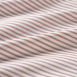 SOLFIBBLA Flat sheet, white red/stripe, King