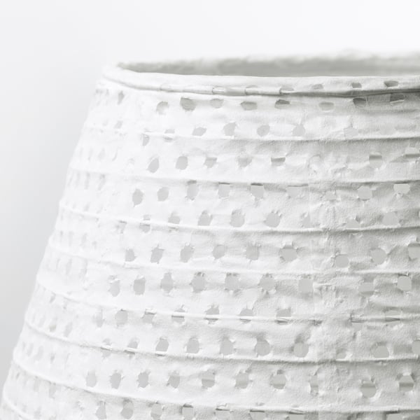 SOLLEFTEÅ Floor lamp, oval white