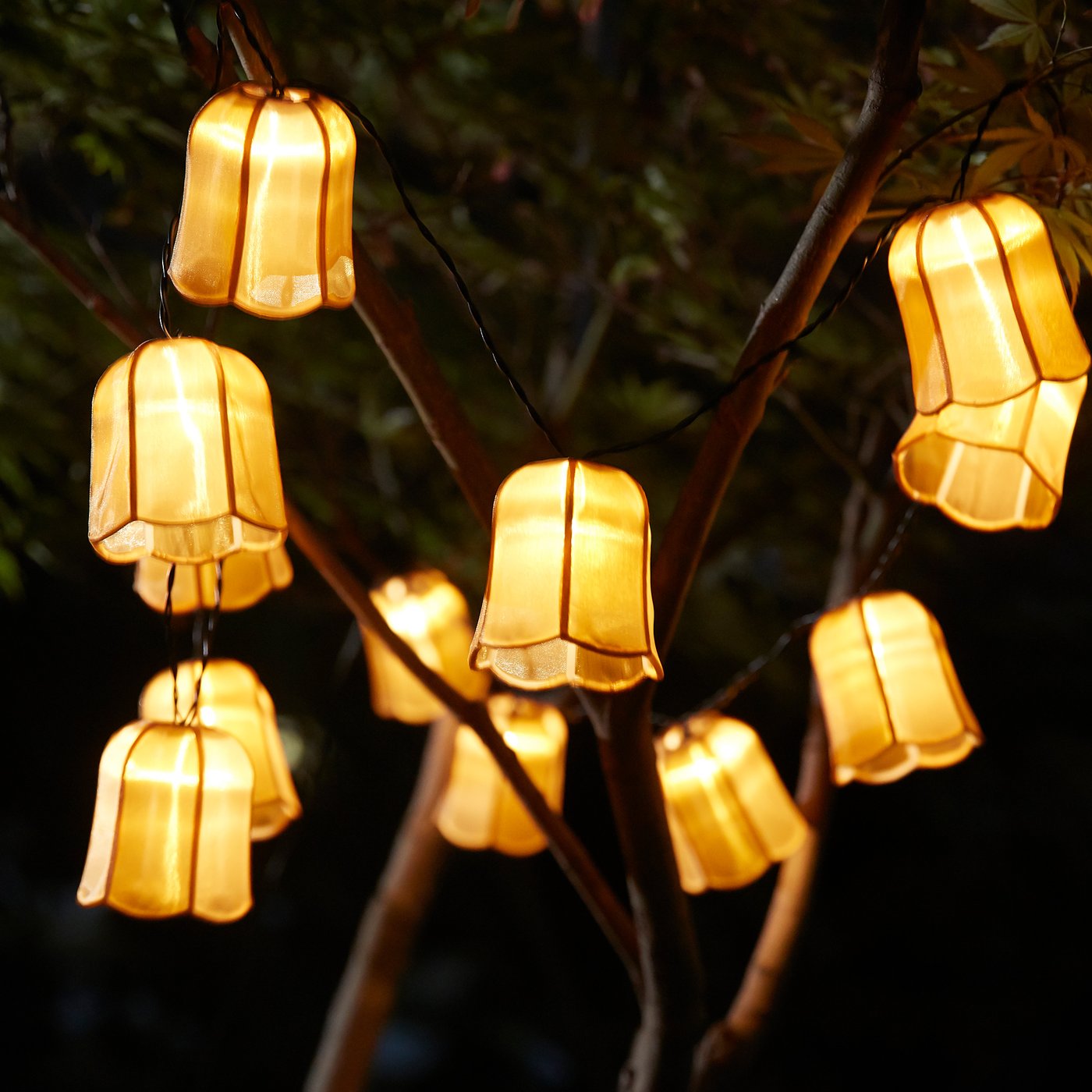 SOLVINDEN LED lighting chain with 12 lights outdoor solarpowered