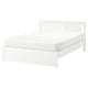 SONGESAND Bed frame, white, Queen