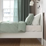 SONGESAND Bed frame, white, Queen