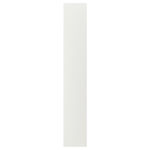 STENSUND white cover panel, rectangular, lacquered, country style, fiberboard.