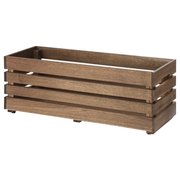 Stjarnanis Flower Box Outdoor Acacia 75x27 Cm Ikea