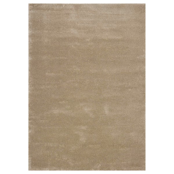 STOENSE Rug, low pile, beige, 200x300 cm