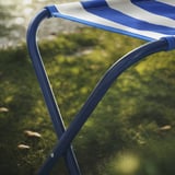 STRANDÖN Folding stool, blue