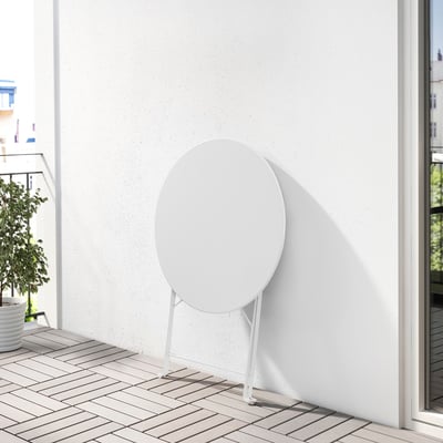 SUNDSÖ Table, outdoor, off-white straw, 65 cm