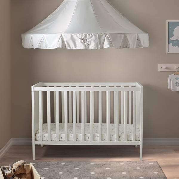 SUNDVIK Cot, white, 70x132 cm